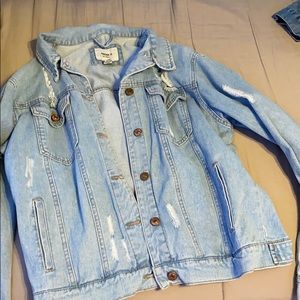 Distressed Jean Jacket